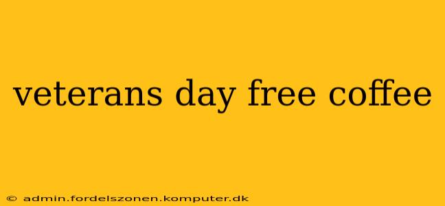 veterans day free coffee