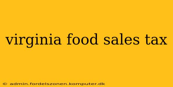 virginia food sales tax