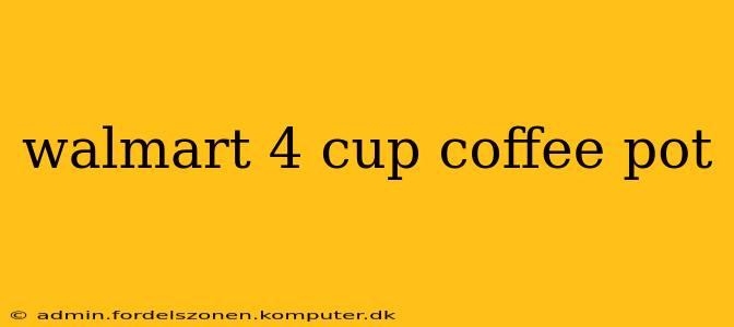 walmart 4 cup coffee pot