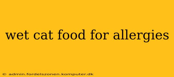 wet cat food for allergies