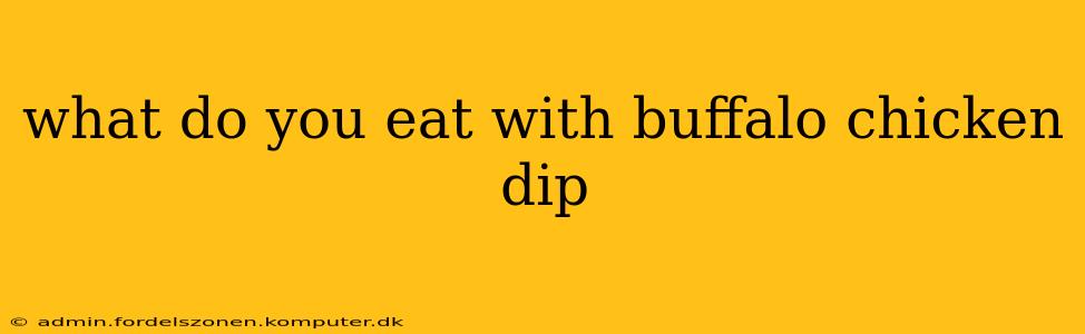 what do you eat with buffalo chicken dip