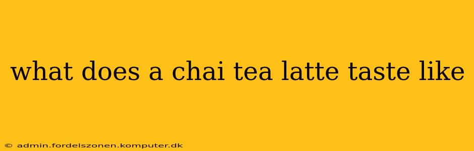 what does a chai tea latte taste like