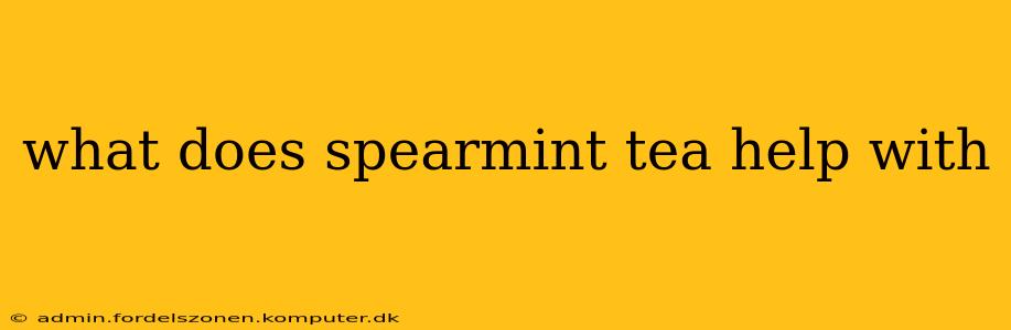 what does spearmint tea help with