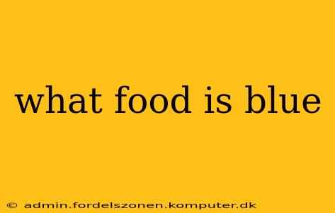 what food is blue