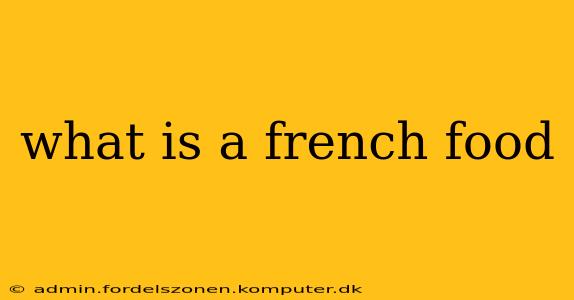 what is a french food