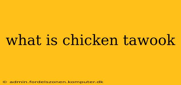 what is chicken tawook