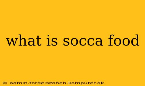 what is socca food