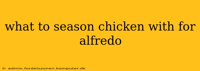 what to season chicken with for alfredo