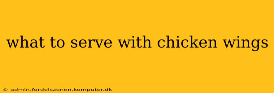 what to serve with chicken wings