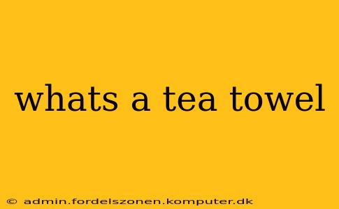 whats a tea towel