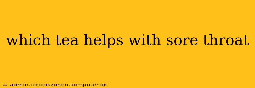 which tea helps with sore throat