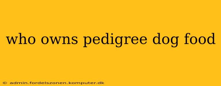 who owns pedigree dog food