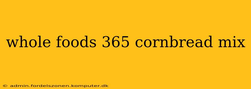 whole foods 365 cornbread mix