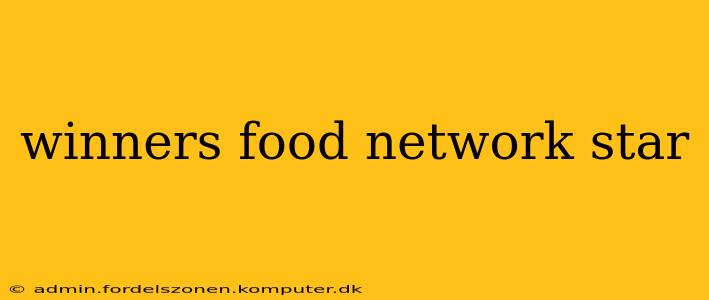 winners food network star
