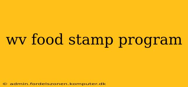 wv food stamp program